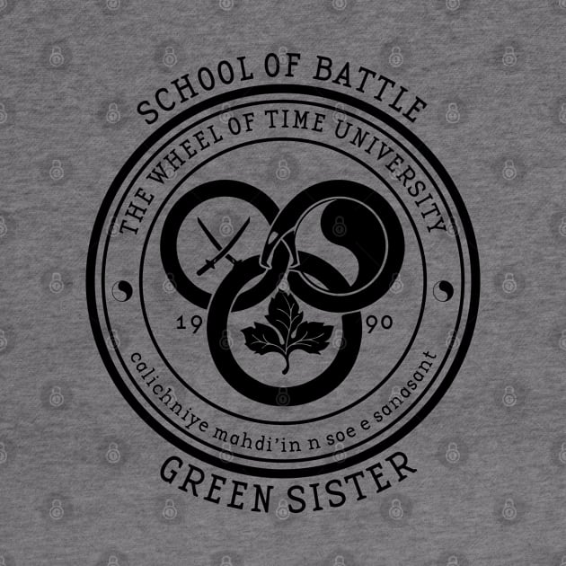 The Wheel of Time University - School of Battle (Green Sister) by Ta'veren Tavern